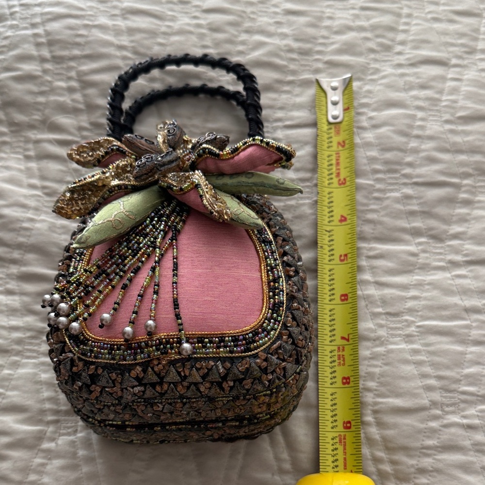 Mary Frances Floral Embellished Mini Bag - Picture 8 of 8